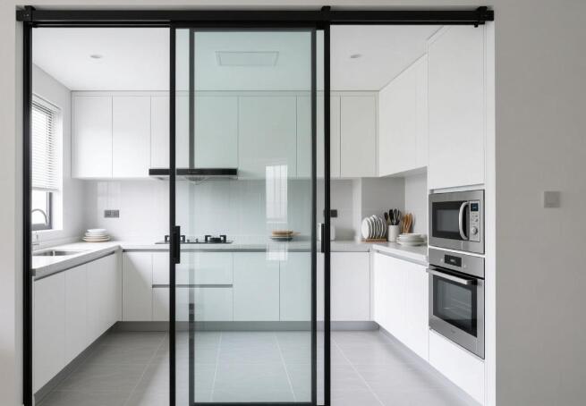 廚房推拉門(mén)選吊軌還是地軌？3大維度對(duì)比，幫你精準(zhǔn)決策